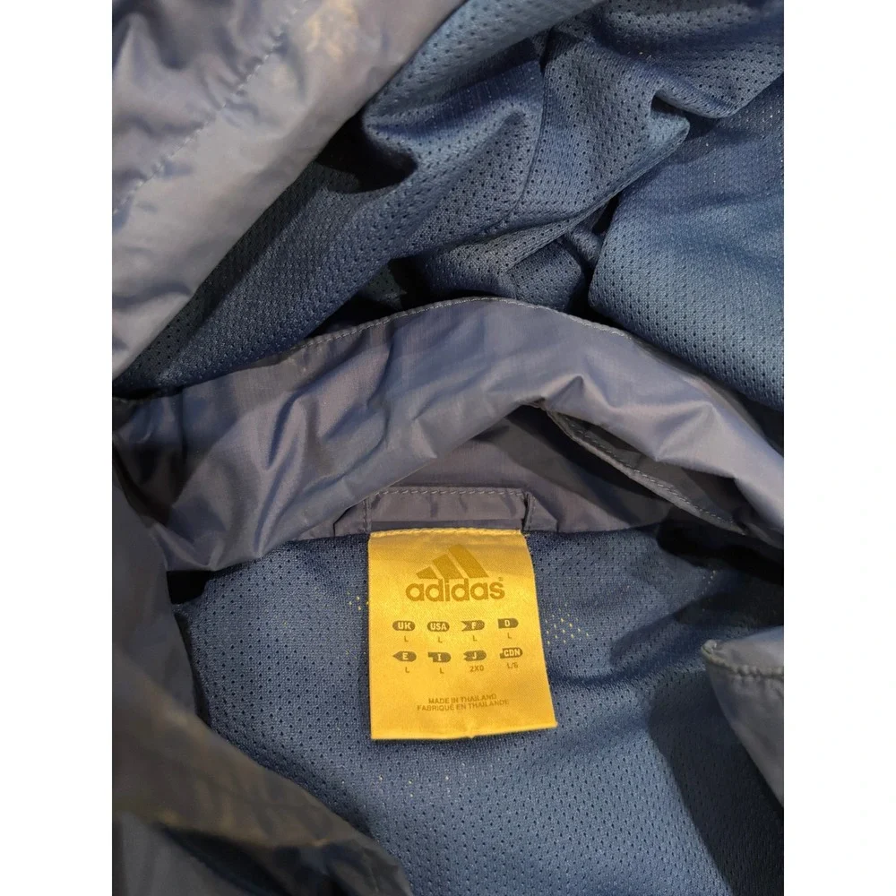 Adidas Kansas Jayhawks Track Suit Mens Large Blue Jacket Pants Set Basketball